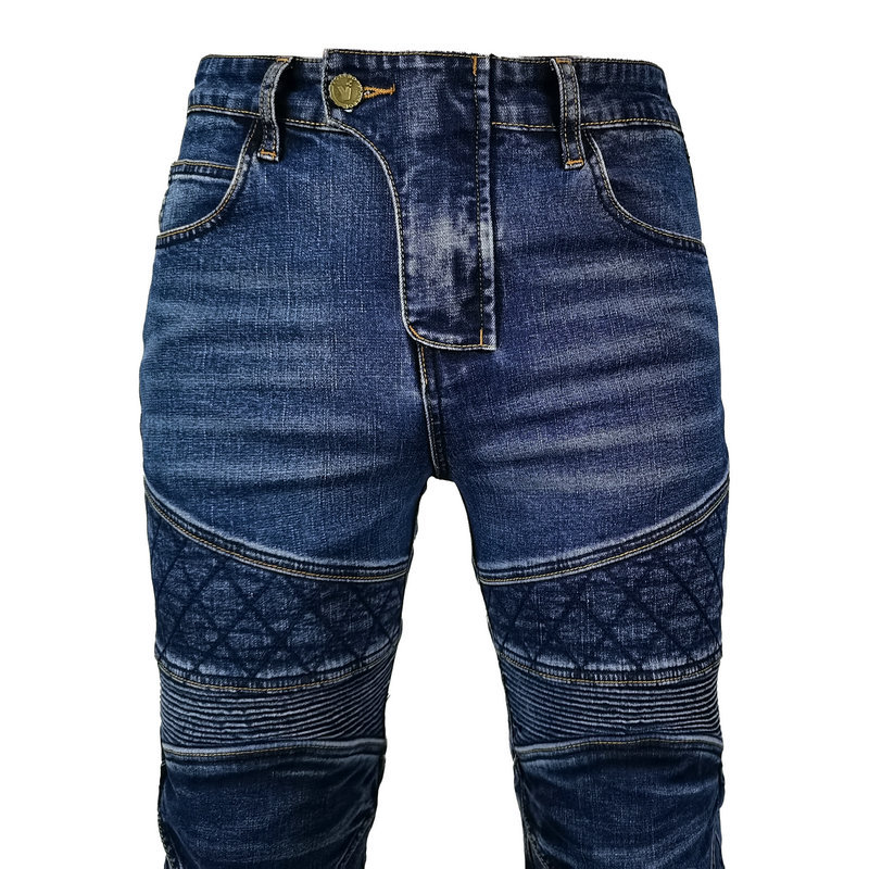 2022 nuevos pantalones vaqueros de la motocicleta de los hombres y de las mujeres Kevlar retro de pasajeros pantalones de montar Four Seasons motocicleta pantalones anti-caída