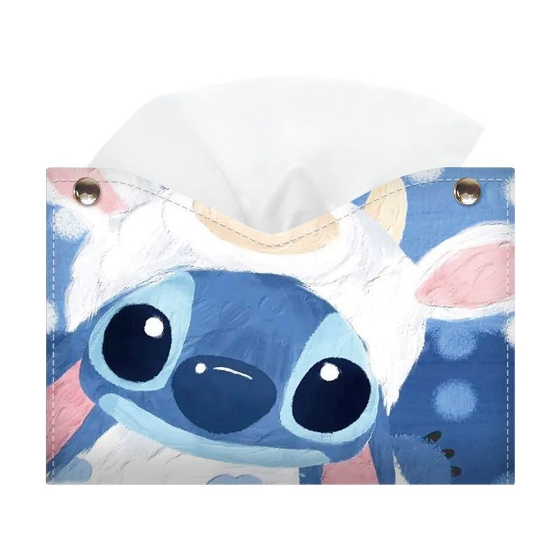 Caja de tejido de puntada hogar sala de estar servilleta coche cuero luz caja de almacenamiento de tejido de lujo caja de tejido de dibujos animados