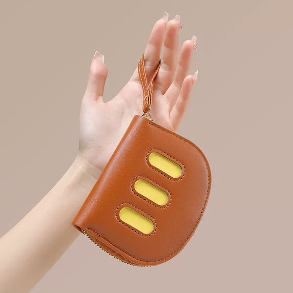 New Organ Card Holder for Women with Multiple Card Slots, Large Capacity Card Holder, Id Storage, Cute Zipper Student Coin Purse