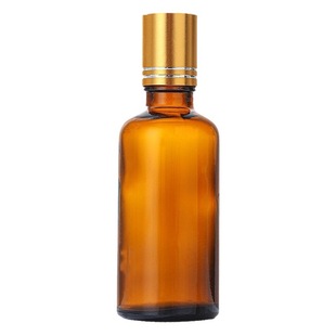 Brown glass essential oil bottle empty bottle plastic head dropper bottle cosmetic bottle press spray sample sub-bottle wholesale