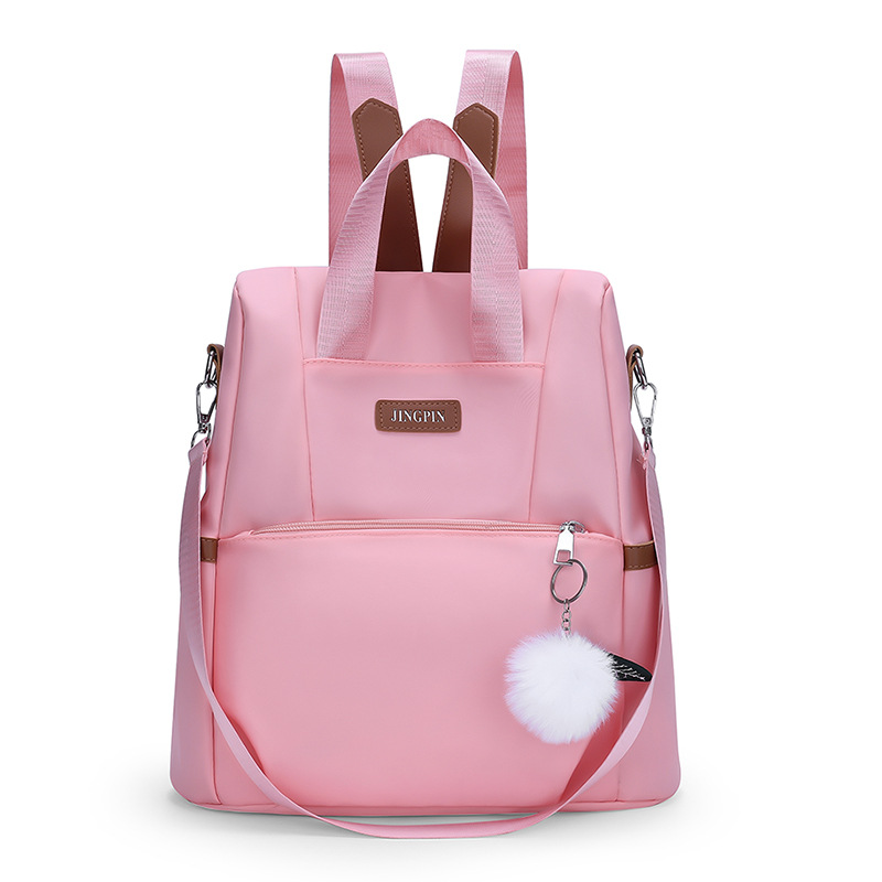 Mochila de tela Oxford para mujer casual al por mayor transfronteriza 2023 Mochila de viaje antirrobo simple de moda