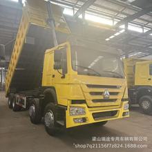出售二手翻斗自卸车 豪沃371马力后 8轮 前四后八 欧二发动机