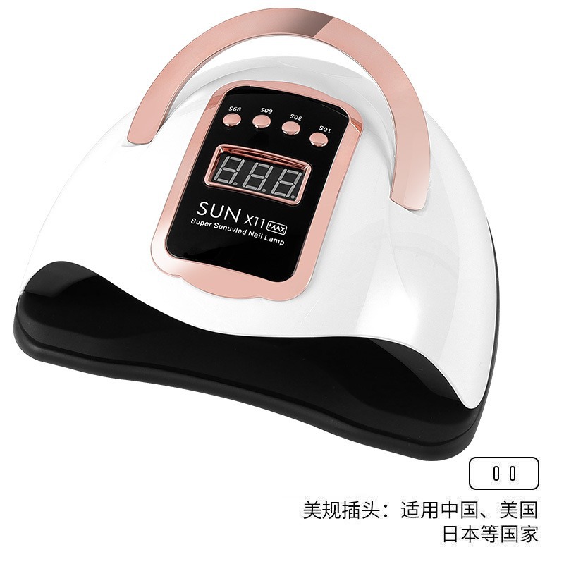 Sun x11max lámpara de fototerapia inteligente de alta potencia con manita máquina de fototerapia de manicura lámpara de manicura especial transfronteriza