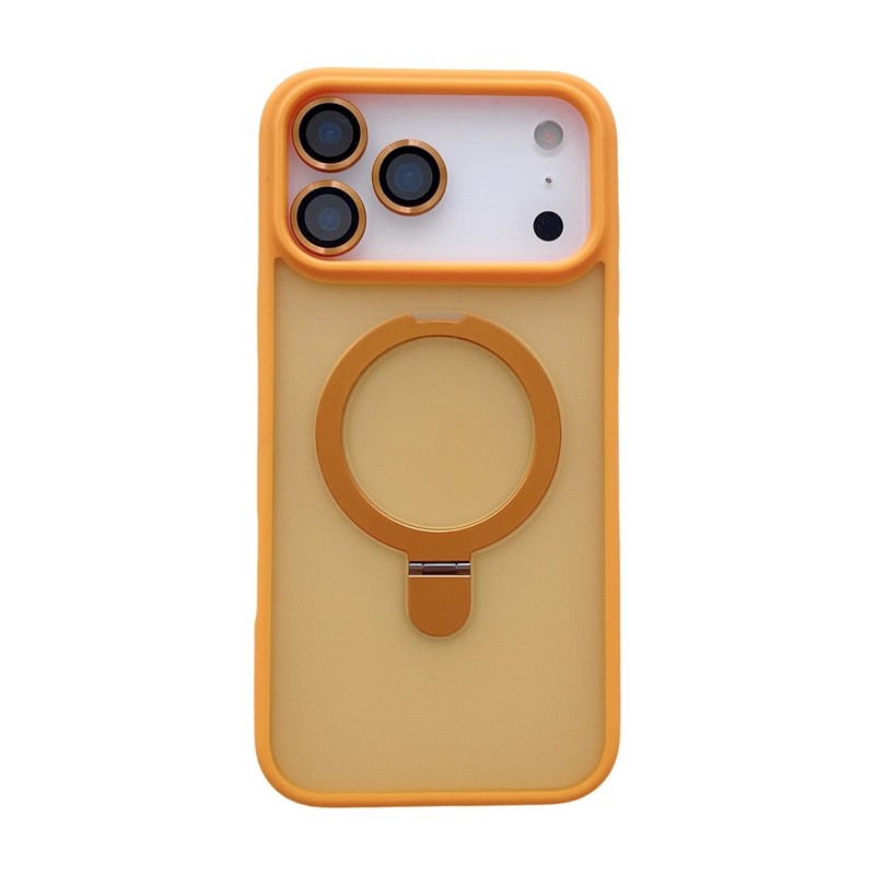 适用iPhone17Promax手机壳磨砂肤感苹果16磁吸支架全包防摔保护套|undefined