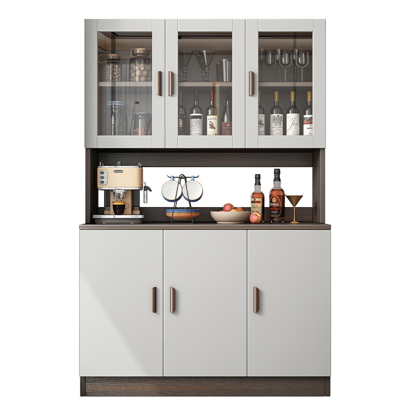 Gabinete de té, armario de comedor, armario de almacenamiento, armario de pared, armario de té de lujo ligero, estante de almacenamiento pequeño, armario de comedor