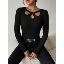 F 38105 Hollow knit base shirt �ο���֯������羳����ͨ