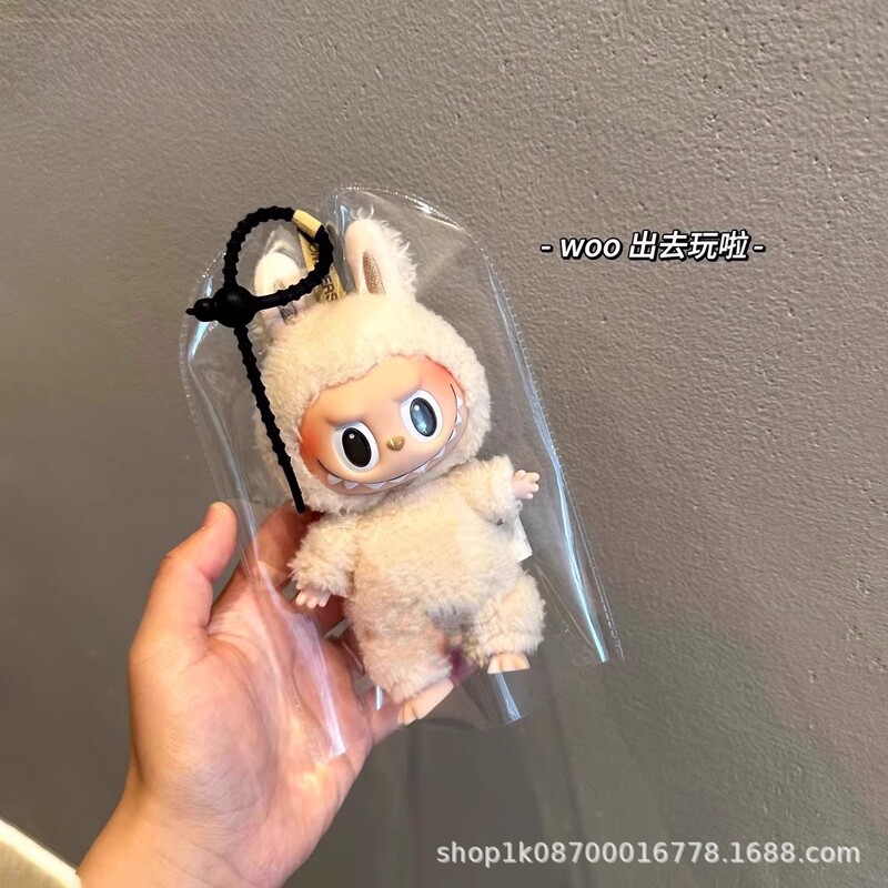 人形ストラップ保護カバー玲娜貝児星黛露キーホルダーバッグ防塵袋人形人形人形人形透明|undefined