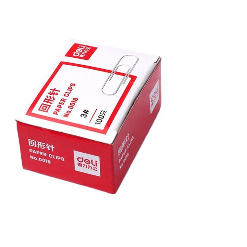 Deli stationery paper clips color paper clips office finance large paper clips special-shaped paper clips u-shaped needles