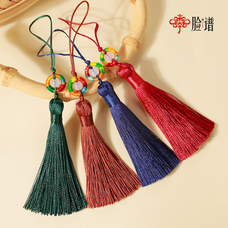 7CM五彩圈流苏小吊穗 端午节五色穗子香包香囊挂饰挂件厂家批发