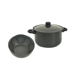Food grade non-stick multifunctional fryer three-piece drain basket rotating filter pot household factory direct sale