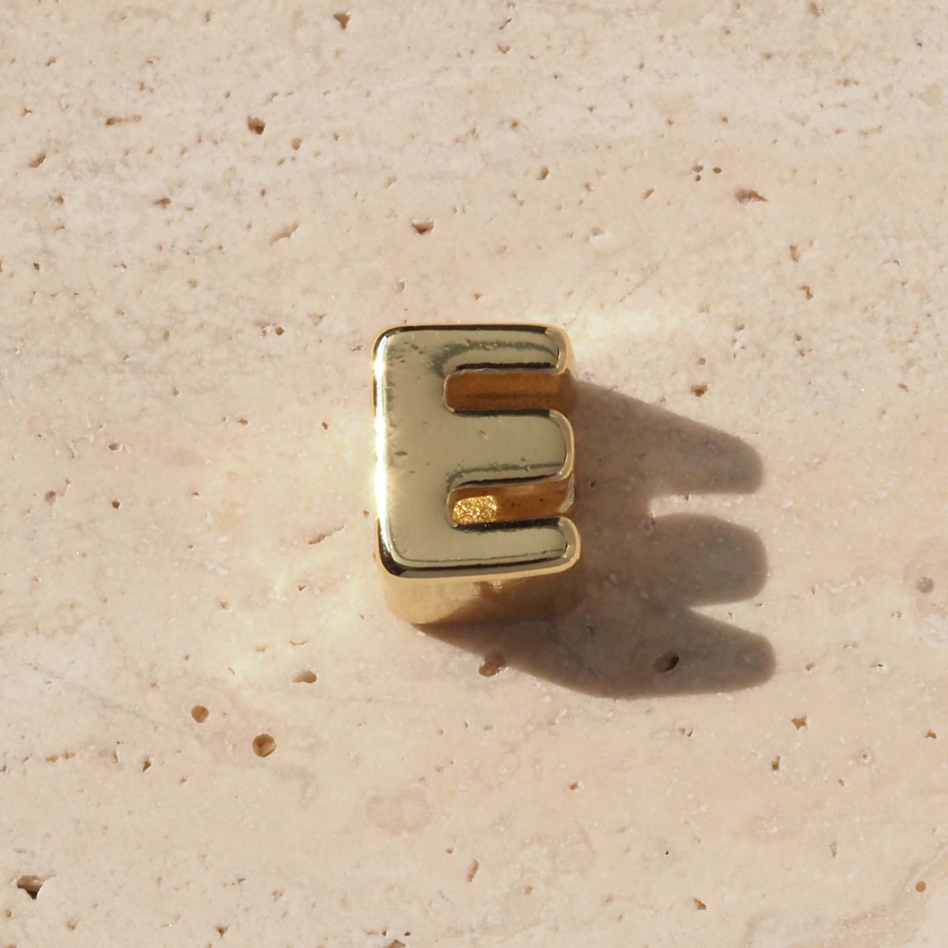 Gold Plated Initial Letter Pendant Necklace Simple Diy Jewelry_voghion.com