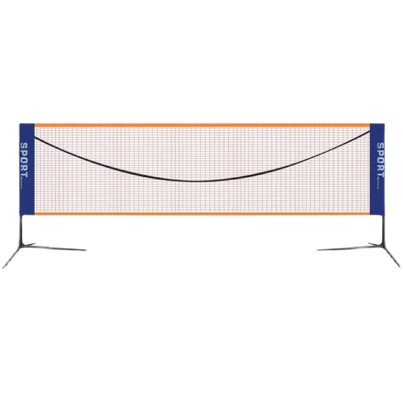 Портативная сетка для бадминтона, стандартная, из нержавеющей стали, мобильная, складная, для использования на улице и дома, простая в использовании, для тенниса и игры с воланами.