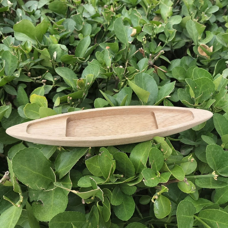 Wooden boat, ship model, toy from natural wood