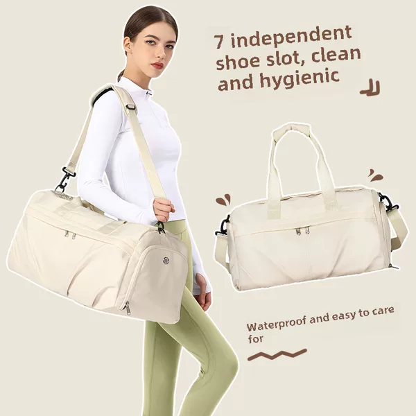 Fitness Bag women's new fashion large capacity travel bag wet and dry separation sports bag waterproof yoga shoulder handbag