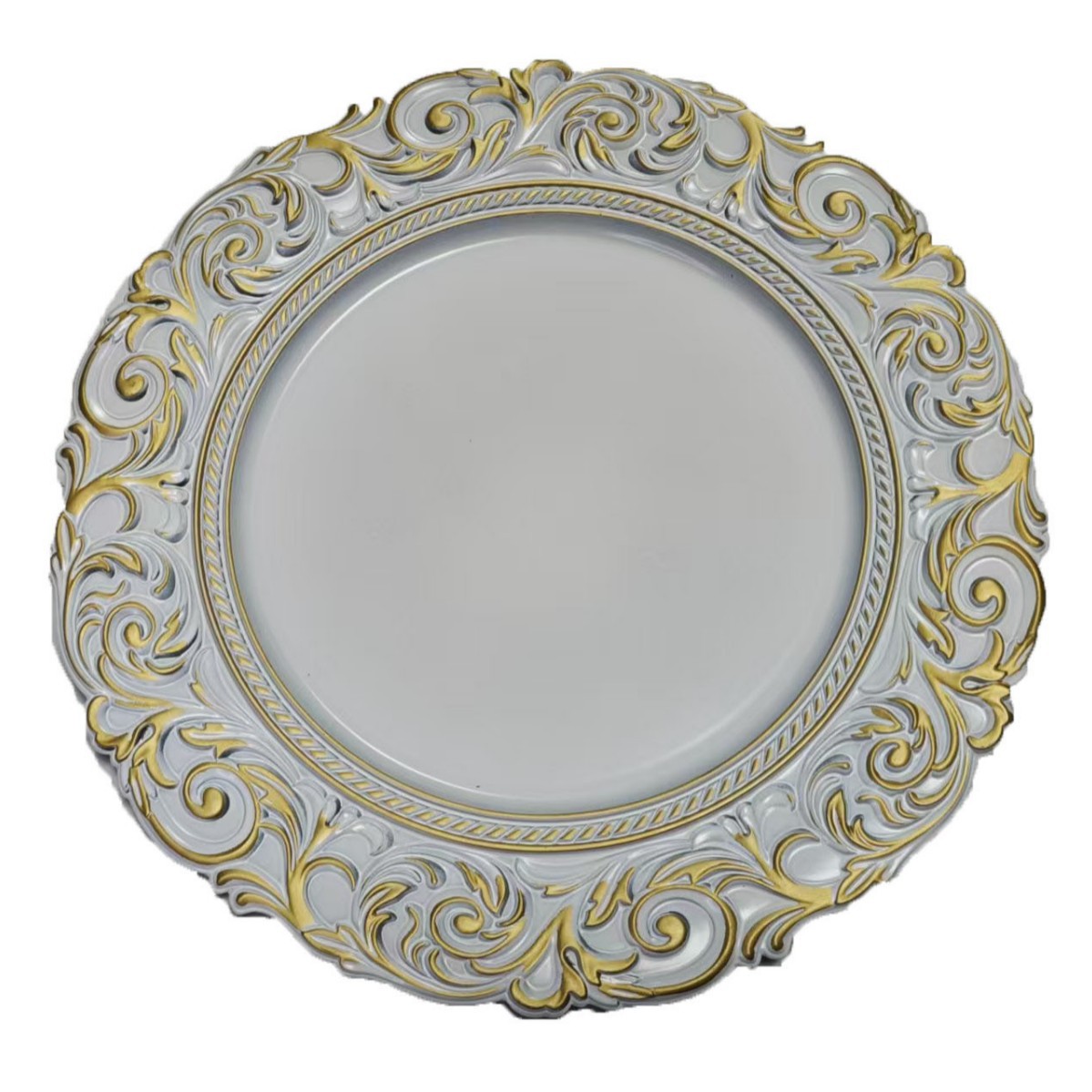 Fábrica de suministro de platos retro europeos almohadillas de banquete diseño artesanal de alta calidad platos antiguos fabricantes de platos grandes