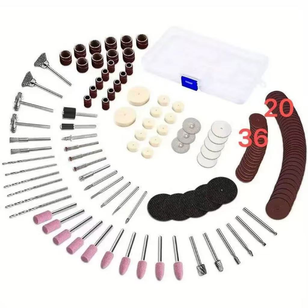 跨境 批发119PC电磨套装内的配件包 打磨 切割 钻孔 电磨配件