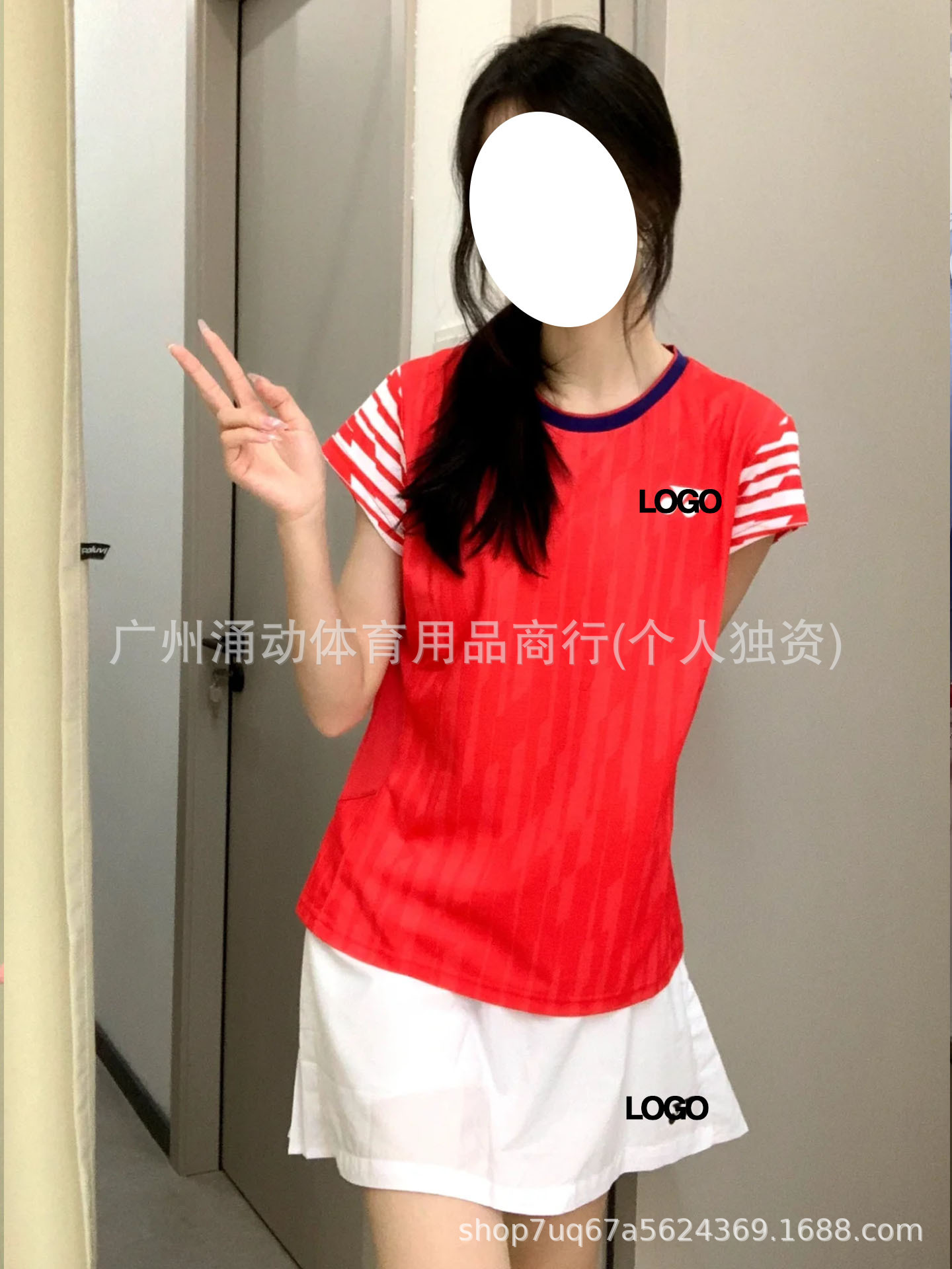 YY equipo de bádminton profesional equipo nacional de competición de fanáticos uniformes de competición nacional de plumas hombres y mujeres trajes deportivos de mangas cortas