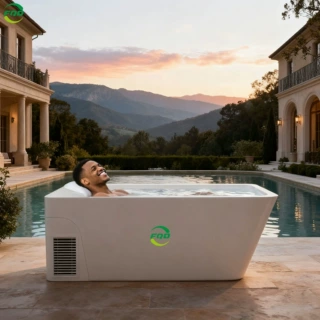 一体式亚克力冰浴机浴缸制冷器冰疗冰浴身体降温Ice bath machine