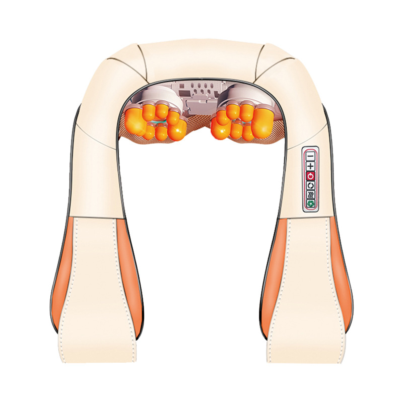 多功能多部位適用按摩披肩揉捏力度可調節熱敷按摩披肩線控按摩器