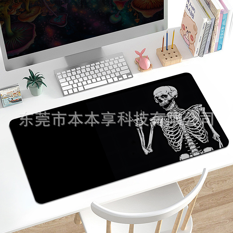 Alfombrilla de ratón, mapa de calor súper grande, línea abstracta, alfombrilla de ratón grande, nueva alfombra antideslizante corrugada de fluido, fábrica al por mayor