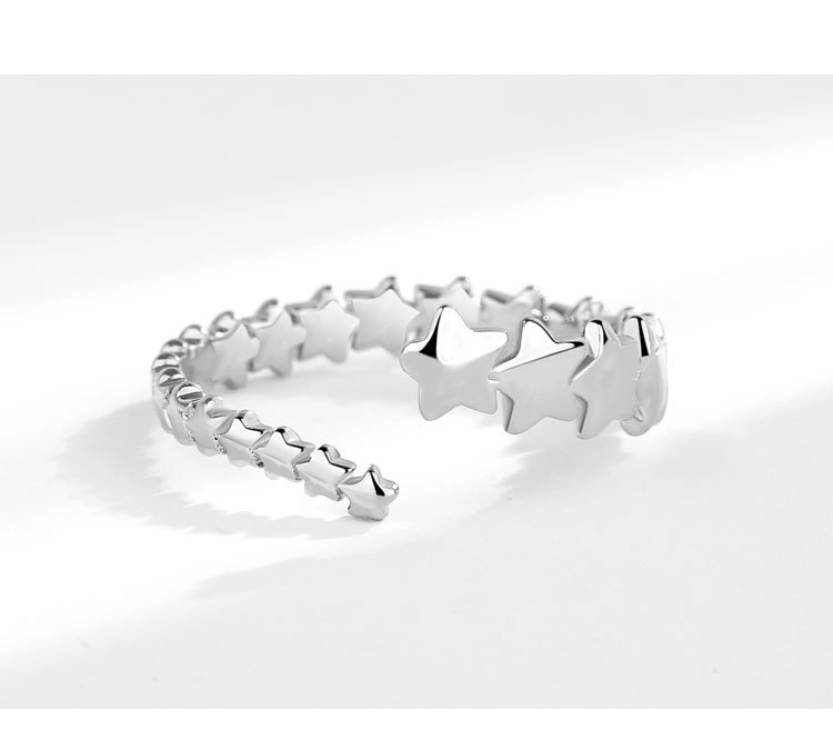 Simple Style Solid Color Copper Plating Rings 1 Piece