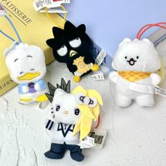 AP鸭XO企鹅凯蒂猫KT花丸可爱少女心毛绒公仔玩偶小挂件饰品娃娃