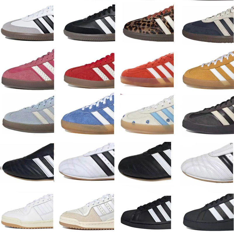 Putian Shoes Pure Original Samba Moral Training Shoes Gazelle Shoes Strawberry Bear Men's and Women's Sneakers Sports Shoes Thick-Soled Casual Shoes