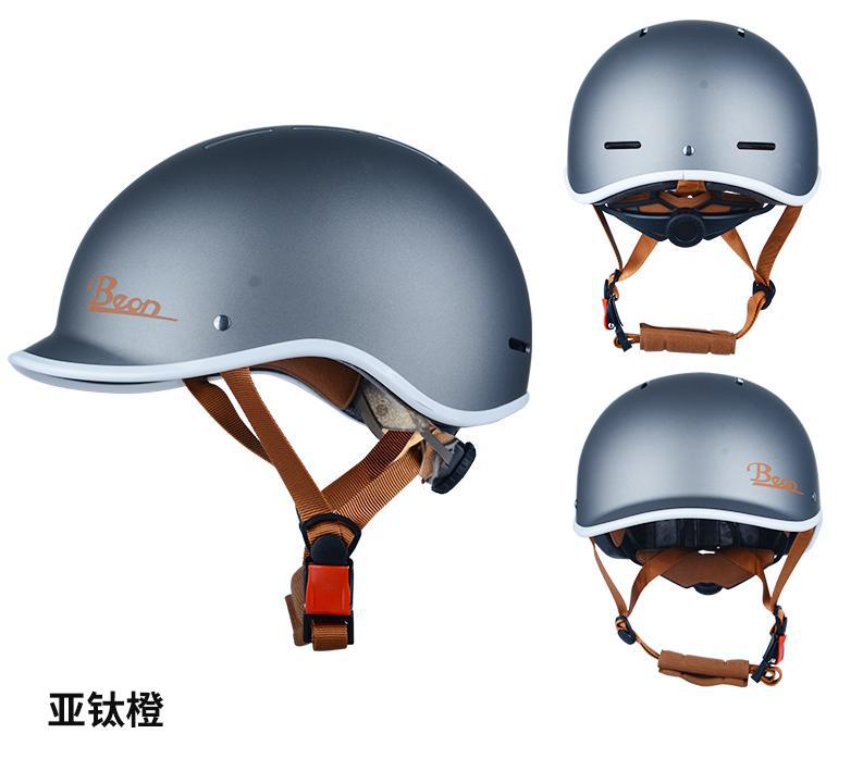 Beon coche eléctrico casco verano hombres protección solar ultra-ligero retro batería coche medio casco mujer casco primicia casco 3C certificación