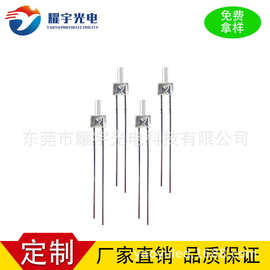 2MM高平头红白双色灯珠LED塔形灯珠直插指示灯双色F2发光二极管灯