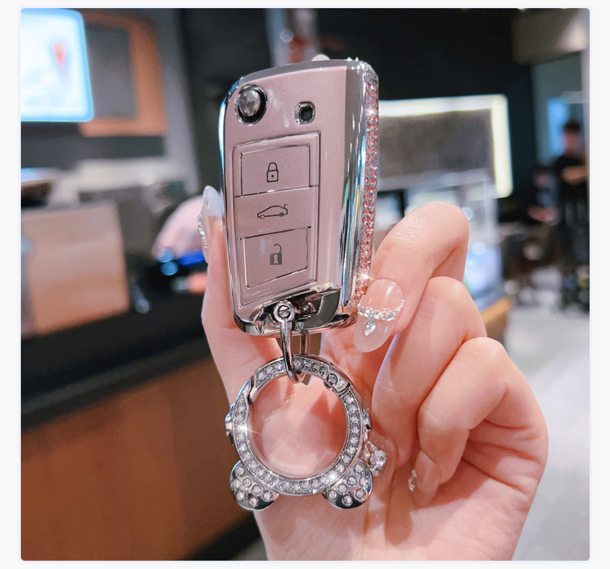 Suitable for Volkswagen Key Cover Sagitar Magotan Bora Cc Car Polo Tiguan Tanyue Lingdu Passat Shell Buckle Men