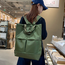 2025新款大容量双肩背包男纯色简约羽毛球运动休闲休闲百搭书包