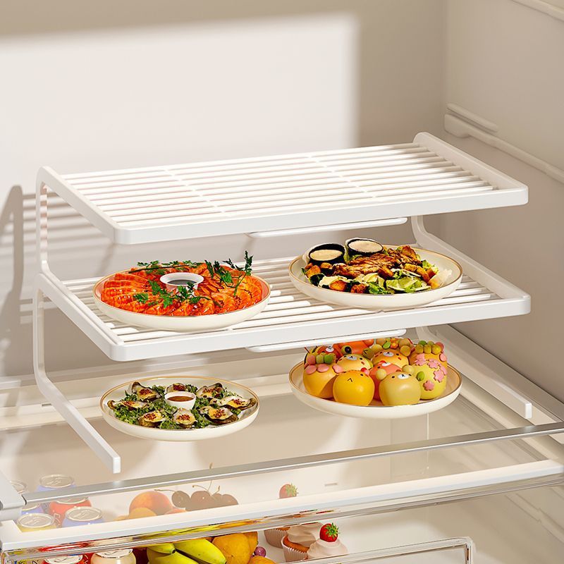 Kitchen Refrigerator Shelf, Cabinet Internal Storage Rack, Organizer for Dishes and Wardrobe Shelves