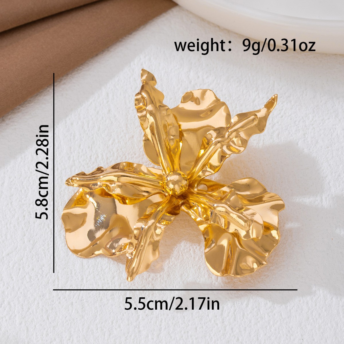 Vintage bloem broche voor dames elegant accessoire voor feesten_voghion.com