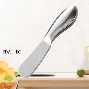 Factory spot hollow handle cream knife cheese knife cake small spatula cheese knife butter knife kitchen baking tools