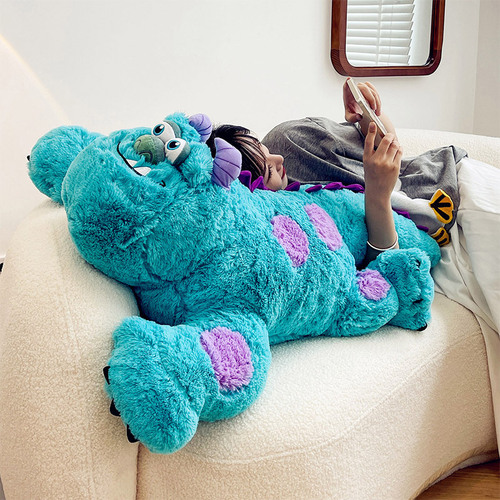 Cute Monsters University Doll Sullivan Blue Fur Monster Doll Sleeping Pillow Plush Toy Birthday