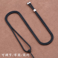 简约项链绳子翡翠玉佩挂坠绳玉牌玉佛玉器男女挂件绳挂脖吊坠挂绳