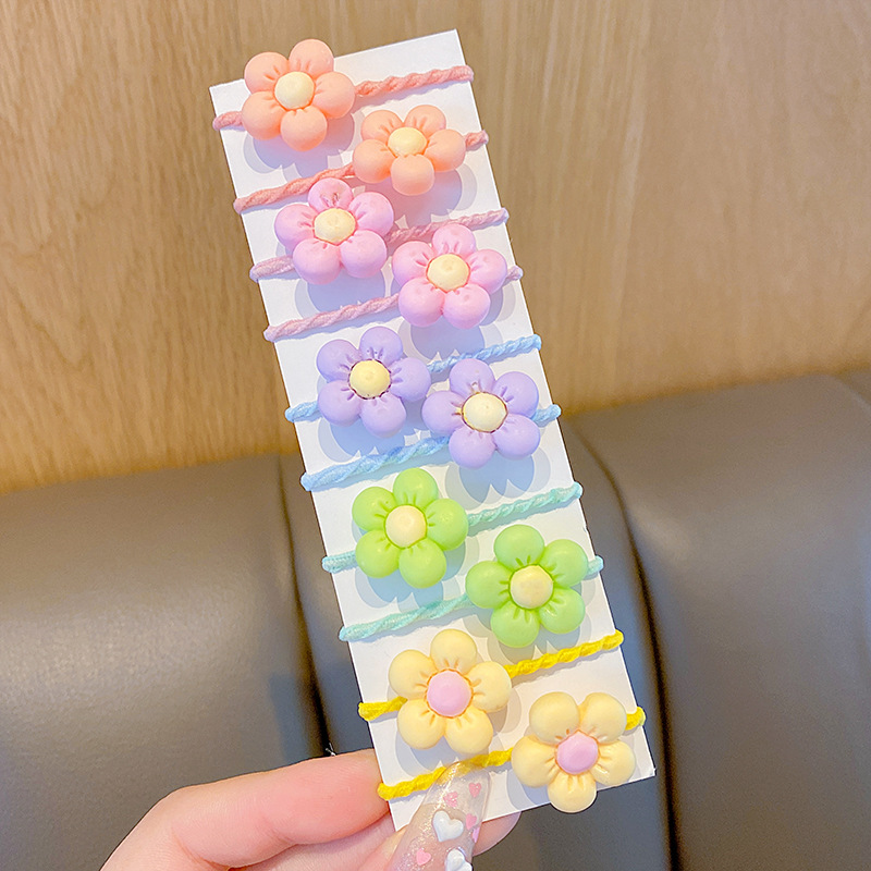 2022 nueva cuerda de pelo bebé corbata anillo de pelo tocado