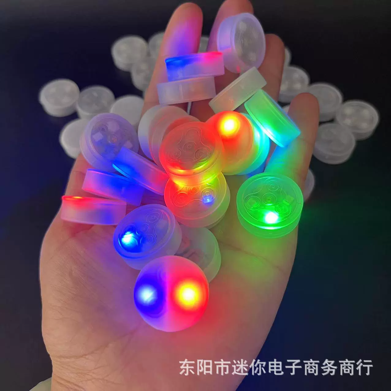 Кончик пальца гироскоп светящийся красочный свет круглый корпус светодиодный электронный красочный свет торт декоративная Атмосфера свет игрушки аксессуары