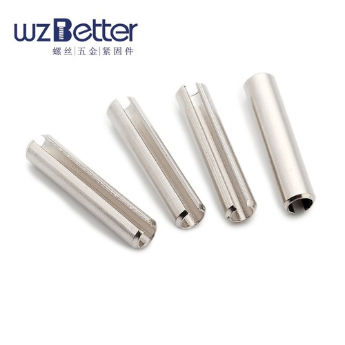 304 stainless steel cylindrical elastic pin positioning pin open hollow pin spring pin spring pin GB879 M3-M10