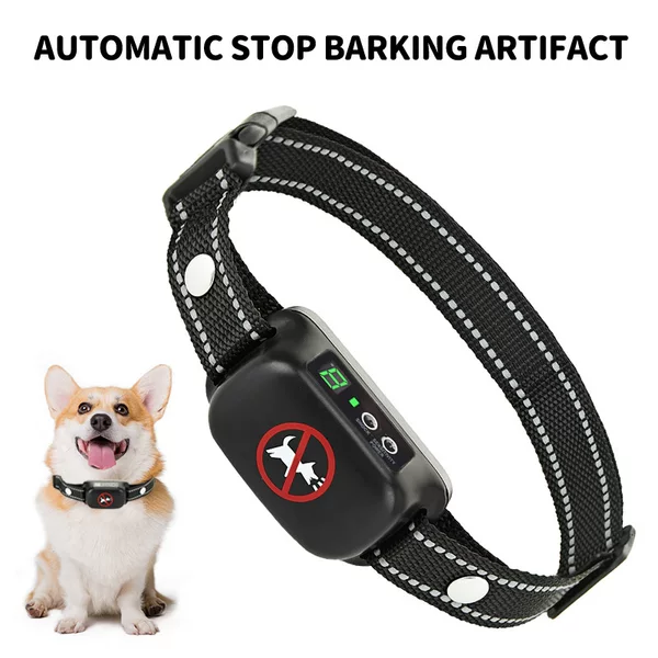 Remote Control Pet Training Device, Smart Collar, Electric Shock Collar, Automatic Anti-Barking Device, Pet Training Supplies