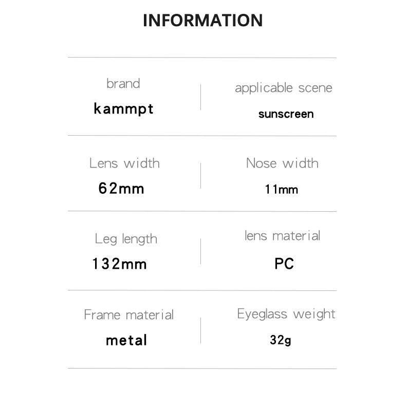 60g Weight Half Frame Glasses Structure Sunglasses Classification PC, UV400 Protection Lens Material toad glasses Glasses Style Outdoor, Beach Occasion Geometric Pattern Unisex Gender Vintage Style, Classic Style Style Vintage Style Classic Style Geometric PC UV400 Protection Toad Glasses Half Frame Women's Sunglasses 4