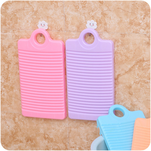 T plastic non-slip mini small washboard household laundry hand-held washboard thickened hand-held dormitory washboard