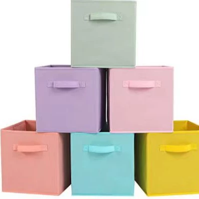  Cloth, storage box for home use, table handheld storage system non-woven cloth, home decor