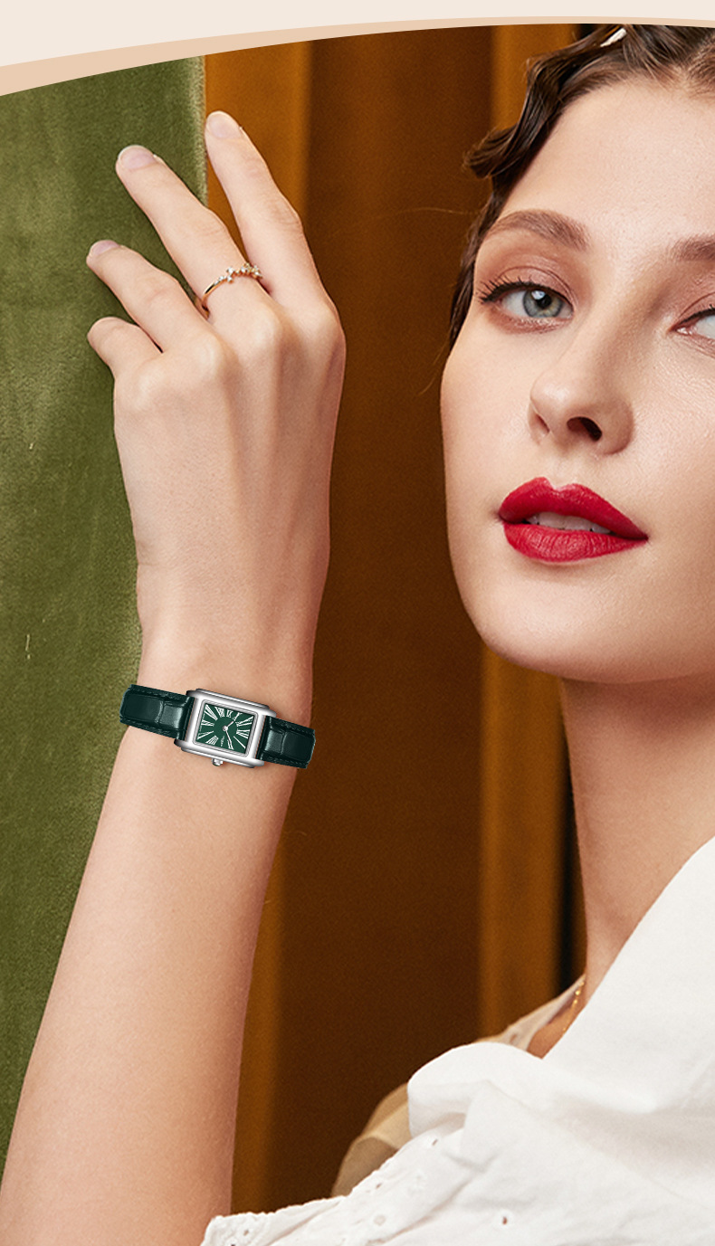Nuovi orologi per ragazze, di nicchia, di fascia alta, semplici, lussuosi, impermeabili, cinturino in vera pelle, orologio quadrato, piccolo_voghion.com