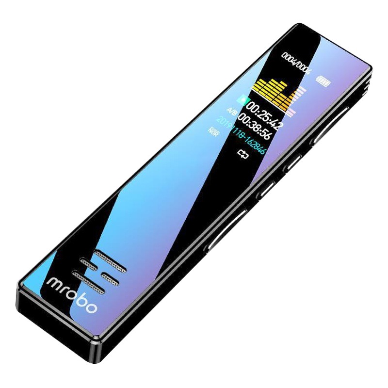 Los fabricantes suministran mrobo-A10 pluma de grabación HD reducción de ruido remoto MP3 reproductor de pantalla a color pluma de grabación portátil