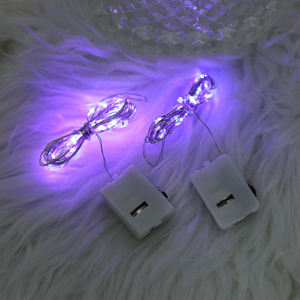 Cadena de luz LED de alambre de cobre Bouquet decoración atmósfera Barra de luz de color pequeña cadena de luz puesto luminoso línea de luz grande al por mayor