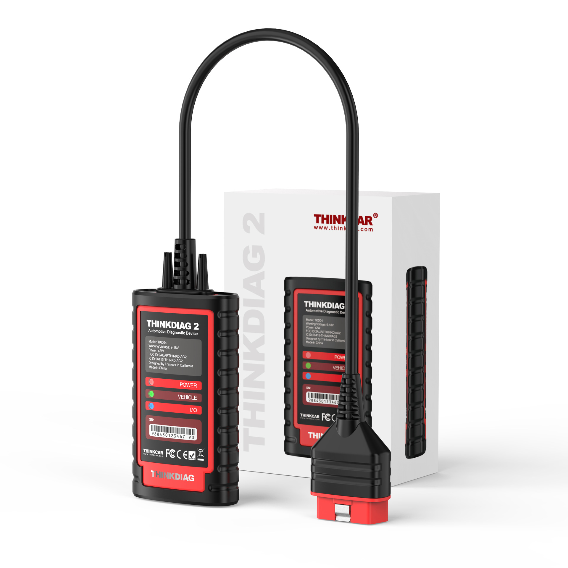 Thinkdiag2 star card offers one year of free use of the OBD2 car diagnostic tool with multi-language configuration and CANFD support