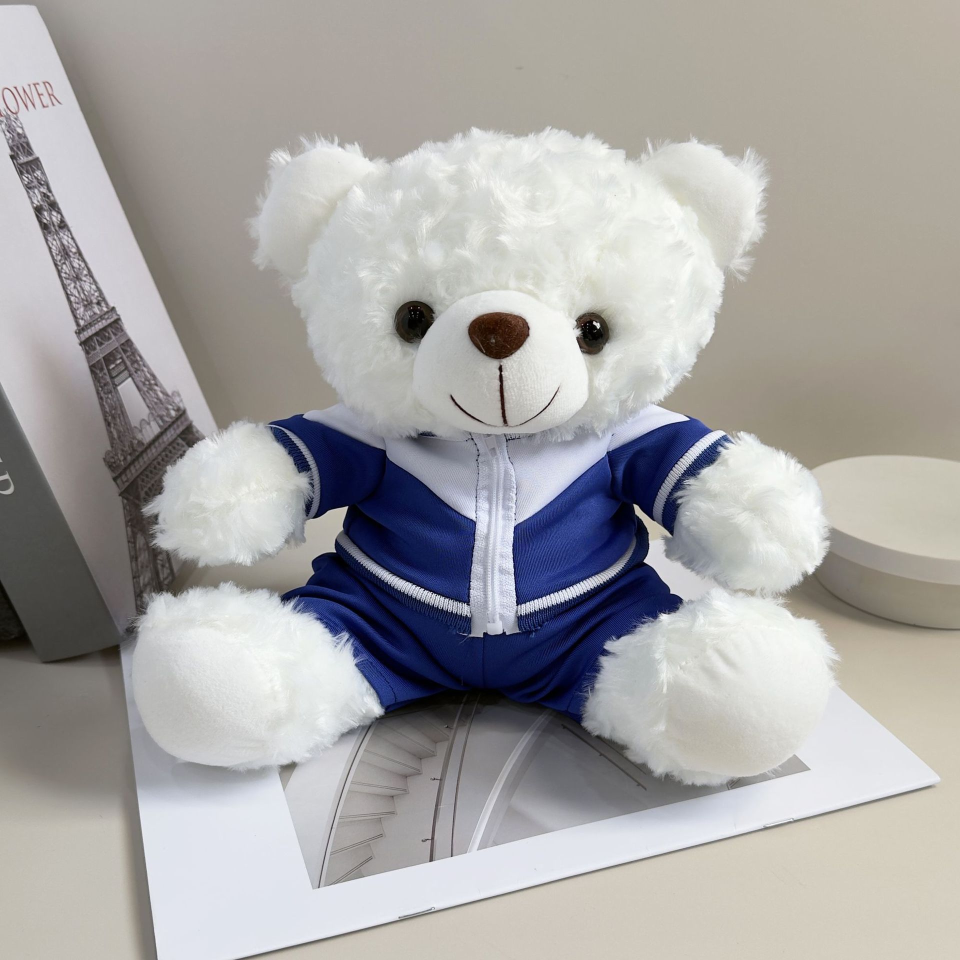 Uniformes escolares impresión de muñecas LOGO Wenchuang periferia regalo de graduación conmemorativo impresión de oso de peluche