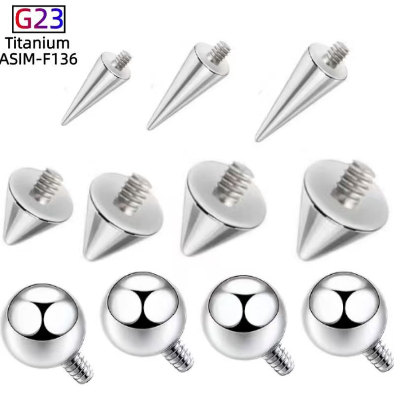 Labret stud lip piercing jewelry styling detail