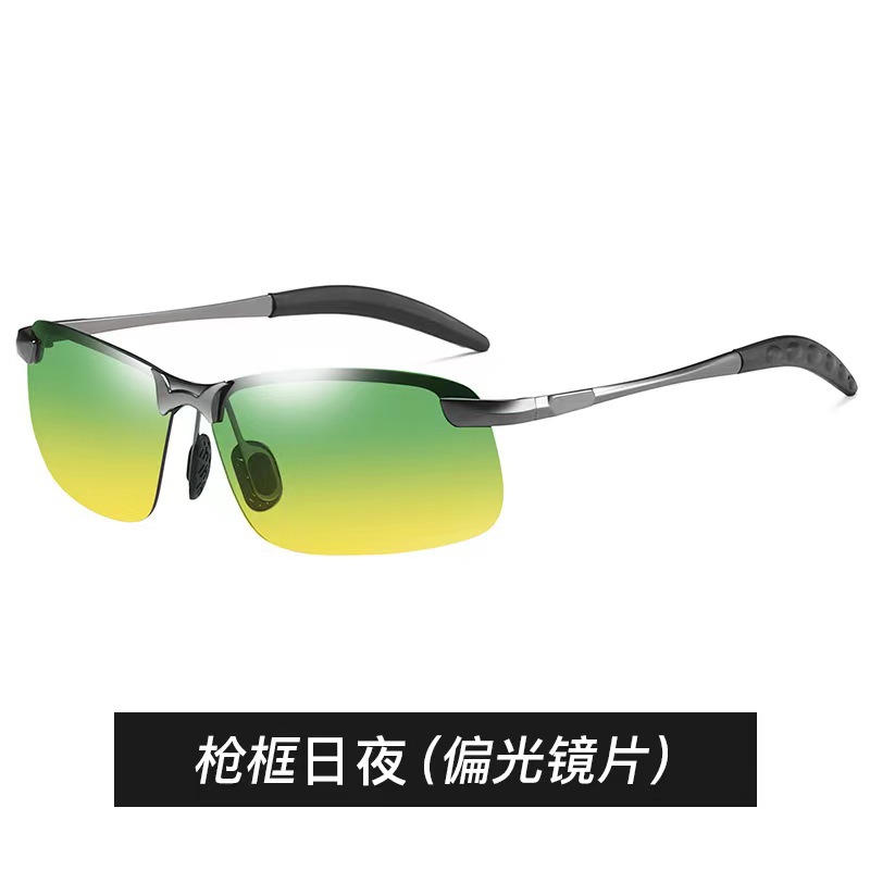 Classic model--black frame yellow-green film--no polarization